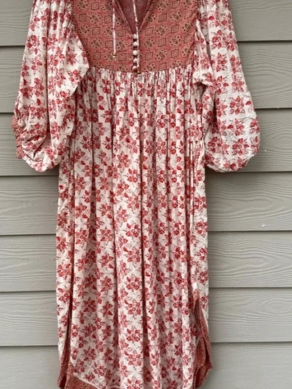 Free People Lounge Haze Misti Maxi Dress Cottage Core Style
